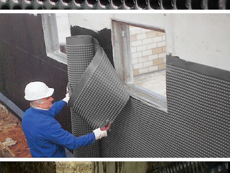Plastikust 2m 3m 4m 5m Dimple PE HDPE vee äravooluplaadi tootmisliin